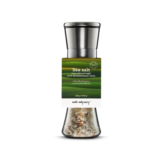 Sea Salt With Mediterranean Herbs Inox Mill 200g