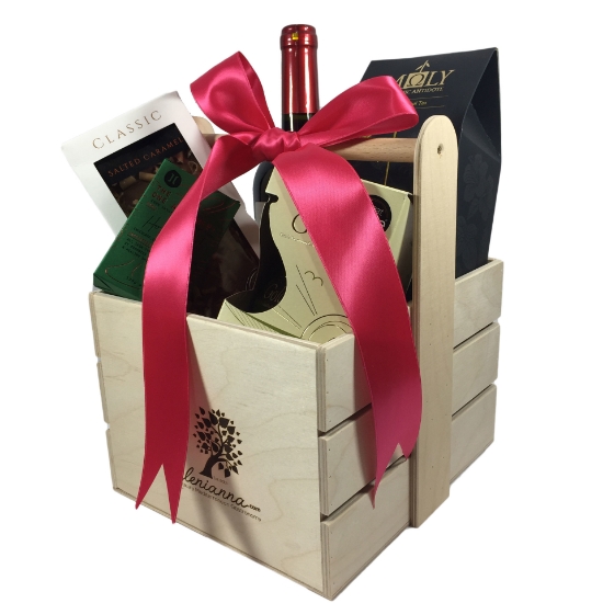 Christmas Wooden Gift Basket II