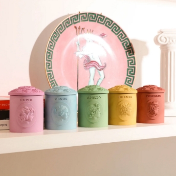 Apollo's Harmony - Scented Candle Jar Inspired by Greek Mythology Apollo's Harmony - Scented Candle Jar Inspired by Greek Mythology