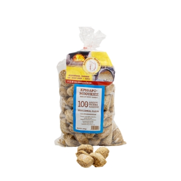 Authentic Cretan Barley Mini Dakos | Wood-Fired & 100% Wholemeal Crunchy, golden-brown Authentic Cretan Barley Mini Dakos, wood-fired for an irresistible flavor. Made with 100% wholemeal barley.