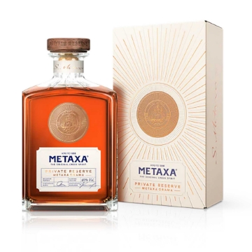 Luxurious Packaging of Metaxa Private Reserve Orama Brandy Metaxa Private Reserve Orama Brandy with Elegant Packaging