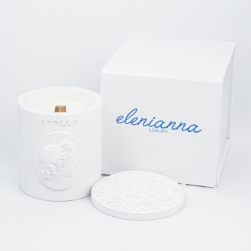 Apollo's Harmony - Scented Candle Jar Inspired by Greek Mythology Apollo's Harmony - Scented Candle Jar Inspired by Greek Mythology