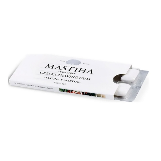 Εικόνα της Mastiha Τσίχλες με Μαστίχα Χίου & Μαστιχέλαιο Χωρίς Ζάχαρη 10 Τεμάχια [13gr]