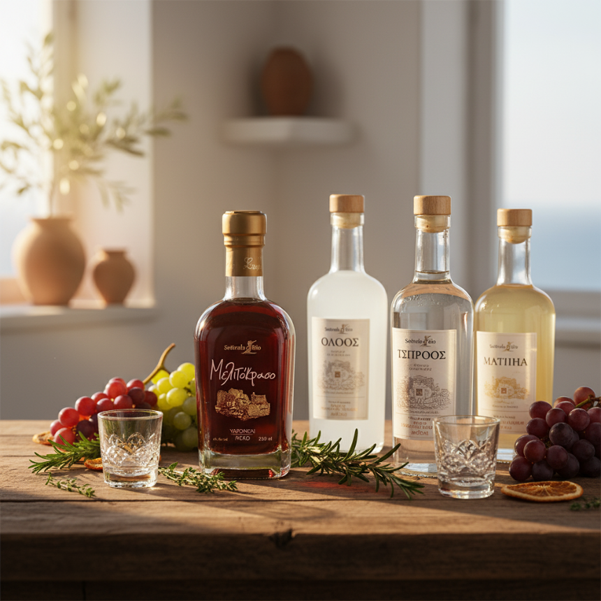 Το Αποτύπωμα της Ψυχής: Η Βιώσιμη Πολυτέλεια των Παραδοσιακών Ελληνικών Αποσταγμάτων