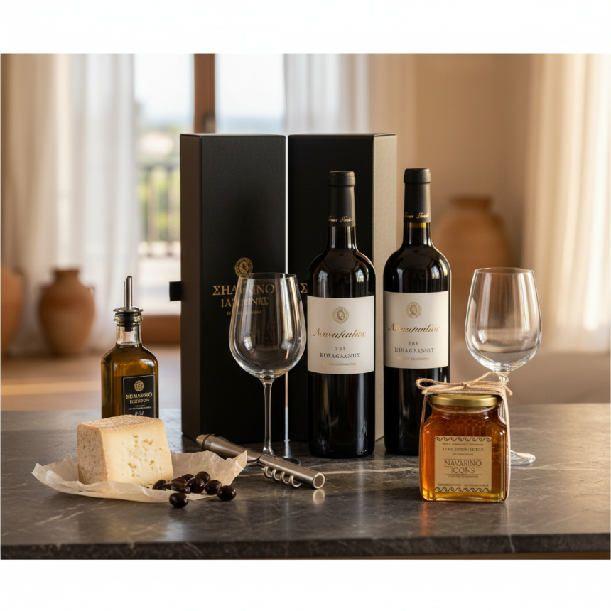 Η Τέχνη της Πολυτελούς Δωροδοσίας: Ελληνικά Κρασιά ως Εταιρικά Δώρα και Εμπειρία Unboxing