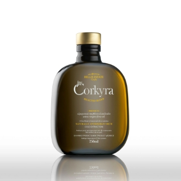Εξαιρετικό Παρθένο Ελαιόλαδο Corkyra Premium Blend 250ml – Κτήμα Ντέλλης