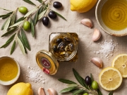 Escargot De Crete Snail Fillets in Cretan Olive Oil - 90g Jar on a clean ecommerce background